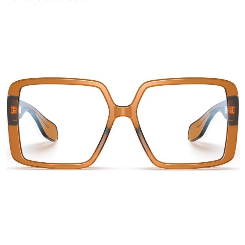 Non Prescription Blue Light Blocking Glasses Eyewear Brown Frame